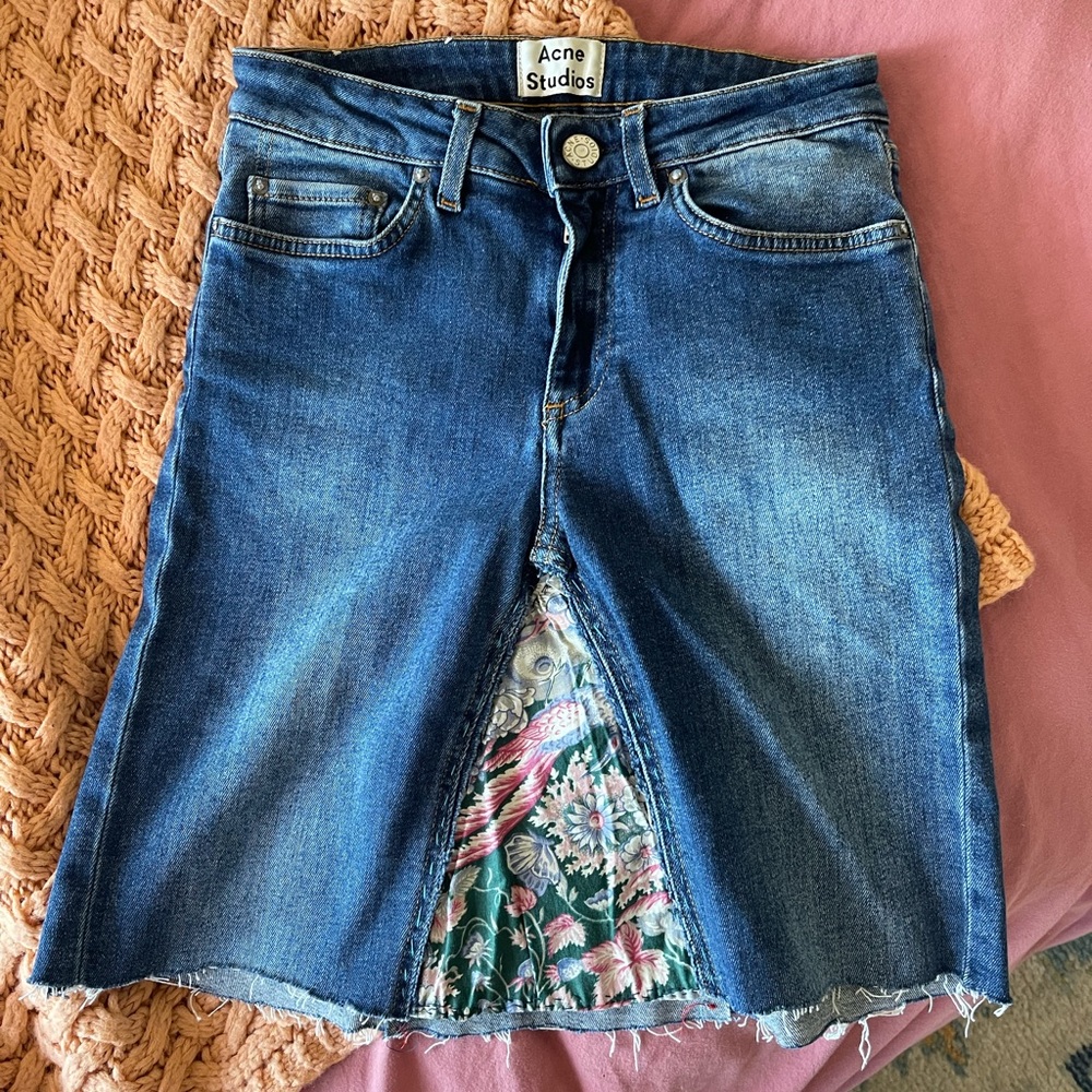 💐Amazing reworked Acne Studios denim skirt 💐